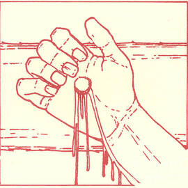 TWELFTH STATION- Jesus is raised upon the cross and dies  by William Hart McNichols