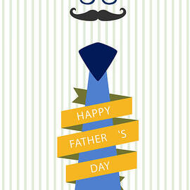 Typography Poster - Happy Father's Day by Celestial Images
