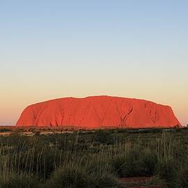 Uluru at Sunset by M C Hood