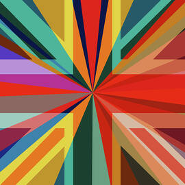 Union Square Pop Art Flag by BFA Prints