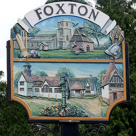 Village Sign - Foxton by Richard Reeve