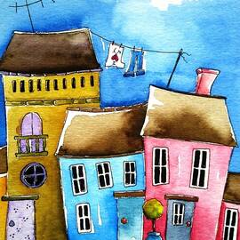 Wash day by Lucia Stewart