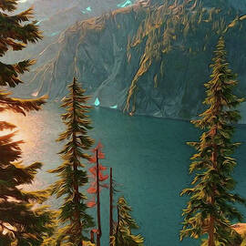 Washington, Mt Rainier National Park - 01 by AM FineArtPrints