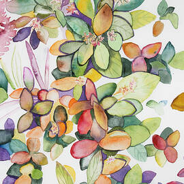 Watercolor - Alpine Autumn Leaf Design by Cascade Colors