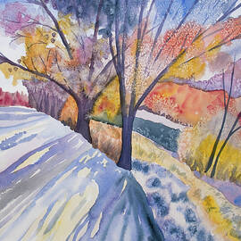 Watercolor - Changing Seasons Landscape by Cascade Colors