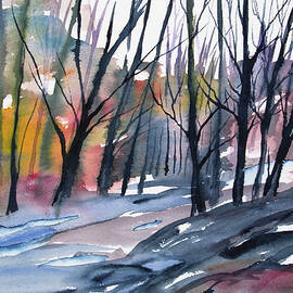 Watercolor - Forest in Transition by Cascade Colors
