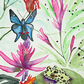 Watercolor - Rainforest Elements by Cascade Colors