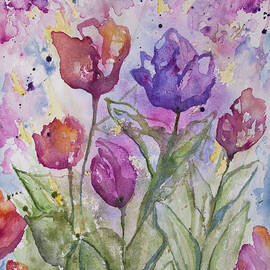 Watercolor - Spring Flowers by Cascade Colors
