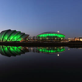 Waterfront Pano in the Twilight by Grant Glendinning