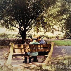 Whispers on the Bench by Onedayoneimage Photography