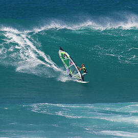 Windsurfer at Hookipa, Maui by Waterdancer 