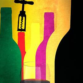 Wine and bottles by Stefano Senise