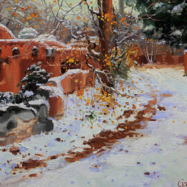 Winter landscape of Santa Fe by Gary Kim