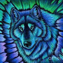 Wolf Aurora by Rebecca Wang