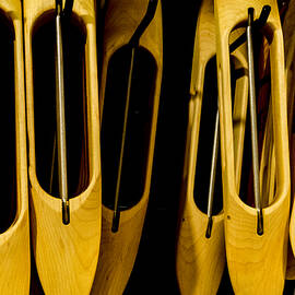 Wooden Shuttles by Jean Noren
