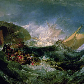 Wreck of a Transport Ship by Joseph Mallord William Turner
