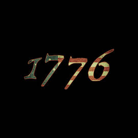 1776 Declaration of Independence US Flag by Flippin Sweet Gear