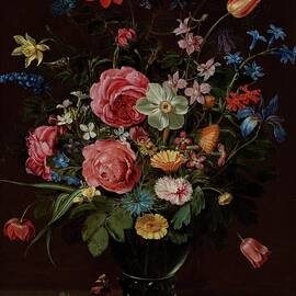 A Bouquet Of Flowers by Clara Peeters