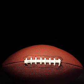 American Football On Black by Pgiam