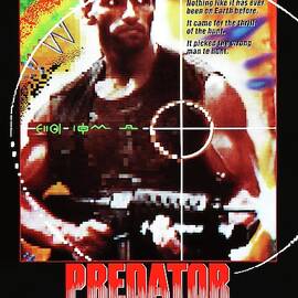 Plaque Métal étain Arnold Schwarzenegger Predator - 30 X 20 Cm - Neuf Déco Film