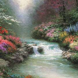 Pools Of Serenity by Thomas Kinkade