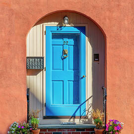 Blue Door, Boston, Ma by Laura Zeid