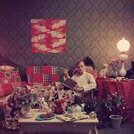 Capote At Home by Slim Aarons
