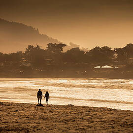 Carmel Beach In Carmel-by-the-sea by Pgiam