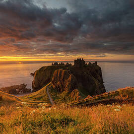 Castle Ruins At Sunrise by Maurizio Rellini