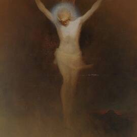Christ On The Cross by Karl Wilhelm Diefenbach