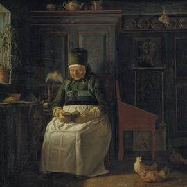 Christmas Morning In A Farmhouse by Christen Dalsgaard