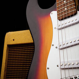 Classic Electric Guitar And Amp Still by Halbergman