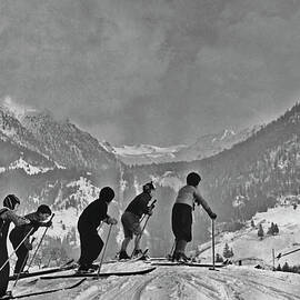 Compulsory Skiing by Archive Photos