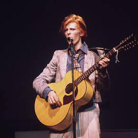 David Bowie On Stage In New York by Steve Morley