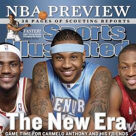 Denver Nuggets Carmelo Anthony Sports Illustrated Cover by Sports Illustrated