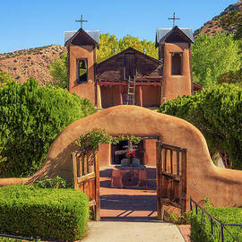 El Santuario De Chimayo historic Church in New Mexico by Miroslav Liska