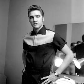 Elvis Presley On Milton Berle by Michael Ochs Archives