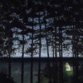 Fishermans Cottage by Harald Sohlberg