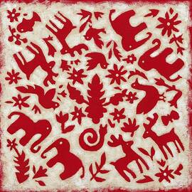Folk Story In Red by Chariklia Zarris