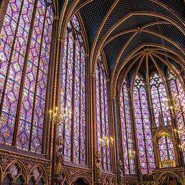 France, Ile-de-france, Paris, Ile De La Cite, Ile Saint-louis, The Sainte Chapelle, Holy Chapel by Giovanni Simeone