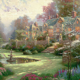 Pools Of Serenity by Thomas Kinkade