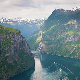 Geirangerfjord, Western Fjords, Norway by Peter Adams
