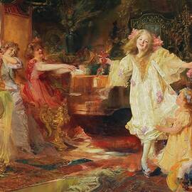 Girls Dancing by Max Lewis