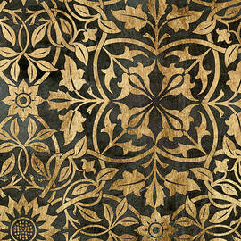 Golden Damask I by Jennifer Goldberger