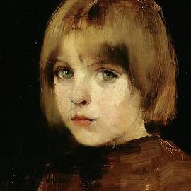 Head Of A Girl by Helene Schjerfbeck