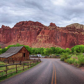 Historic barn in the Capitol Reef National Park, Utah by Miroslav Liska