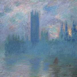 Houses Of Parliament, London by Claude Monet