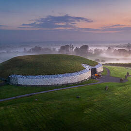 Ireland, Meath, Donore, Newgrange Is A Prehistoric Monument In County Meath, Located 4km From Slane On The North Side Of The River Boyne by Massimo Ripani