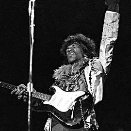 Jimi At Monterey by Michael Ochs Archives