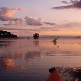 Kayaking, Birch Lake, Minnesota by Heeb Photos